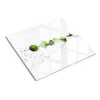 GLASPLATTE 60x52 cm Kalk und Wasser - Grün, Glas (60/0.4/52cm) - TULUP
