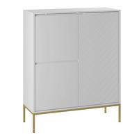 SIDEBOARD Daria Weiß - Weiß, Holzwerkstoff (102/145/39cm) - Petits-meubles
