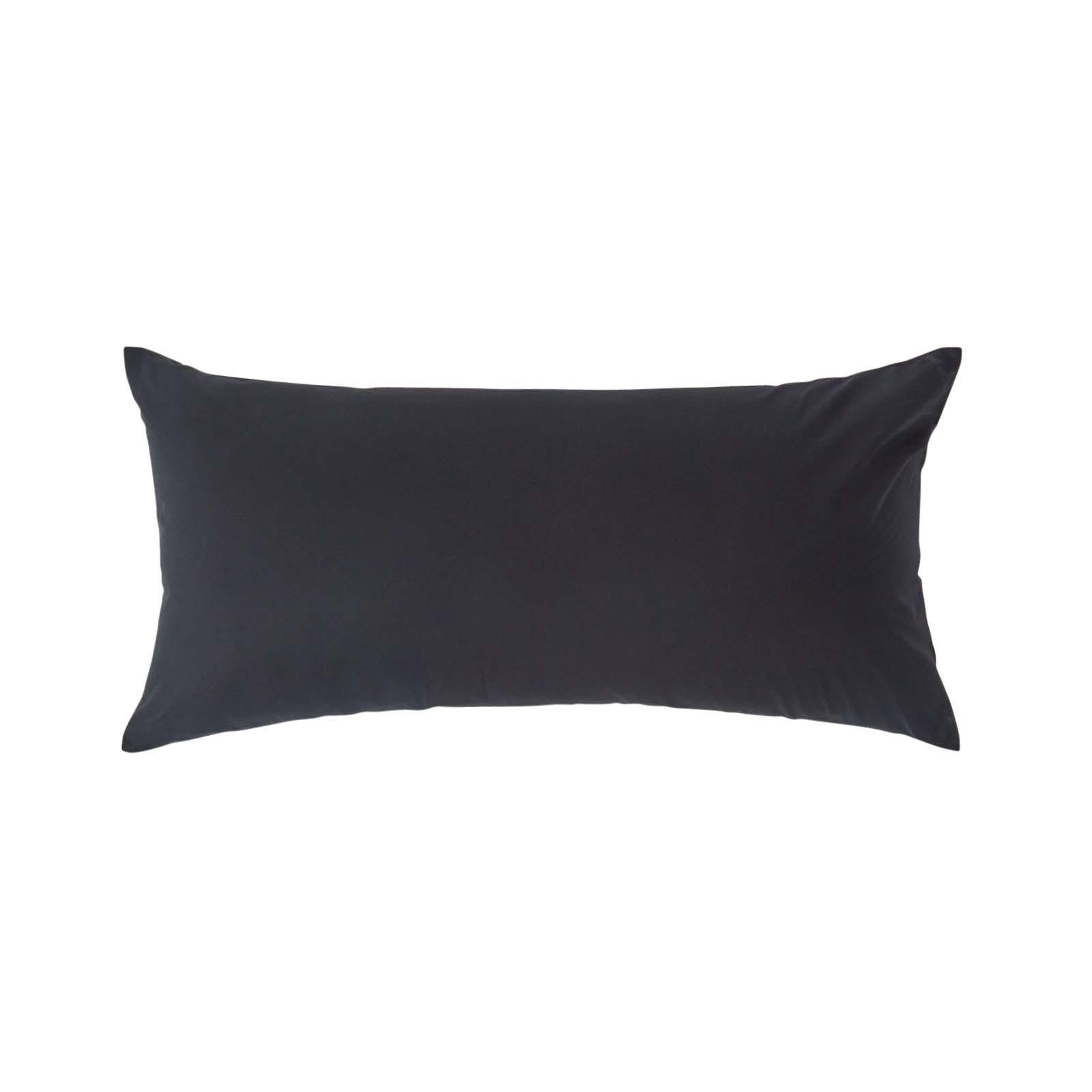 KISSENBEZUG Perkal, Ägyptische Baumwolle, Fadendichte 200 - Schwarz, Textil (40/80cm) - Homescapes