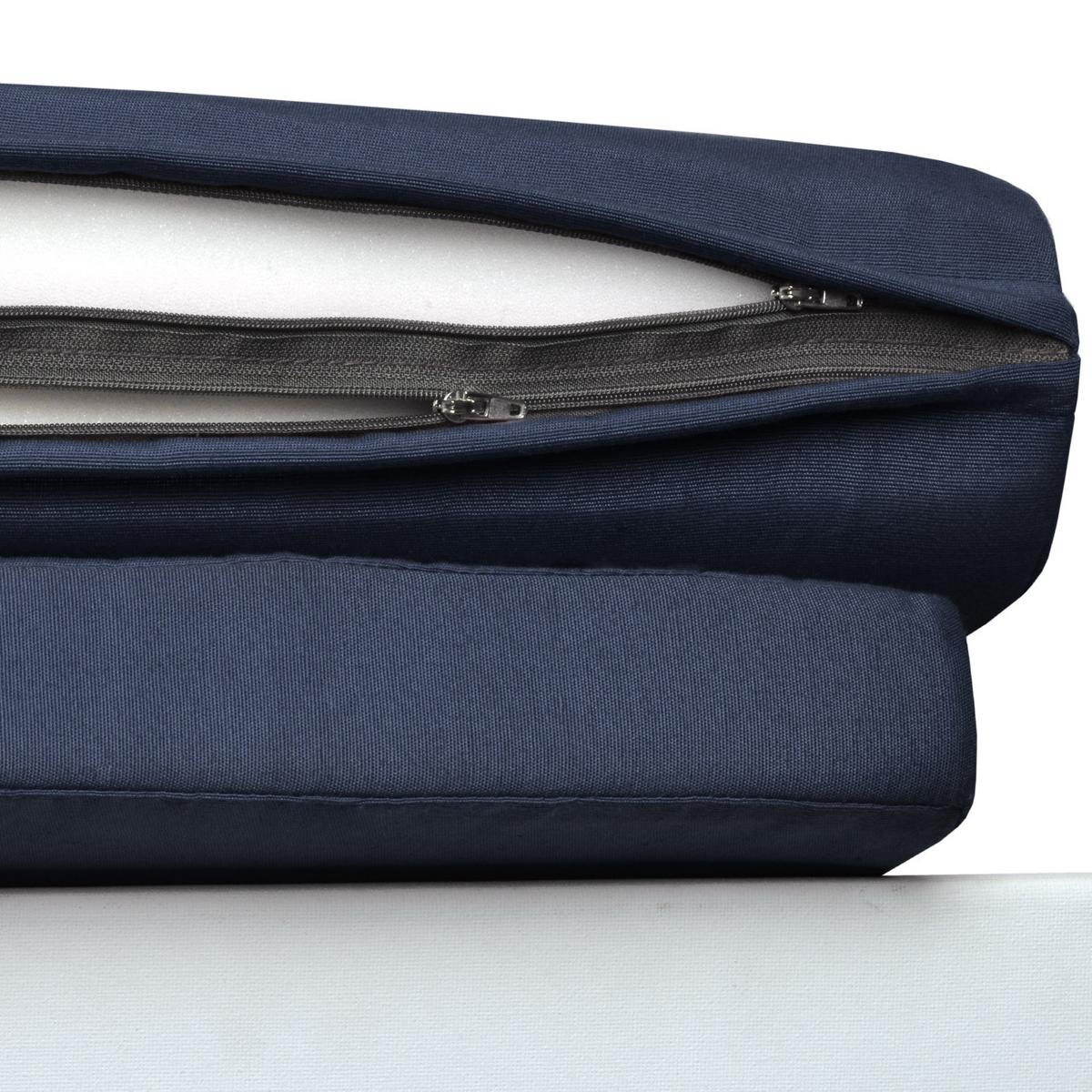 DECKCHAIRAUFLAGE Loftlux DC 175/45/5 cm Dunkelblau - Dunkelblau, Textil (45/5/175cm) - Beautissu 