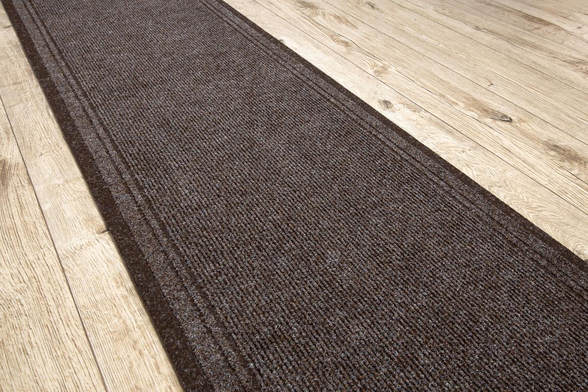 LÄUFER MALAGA braun 80/100 cm - Braun, Textil (80/100cm) - rugsX