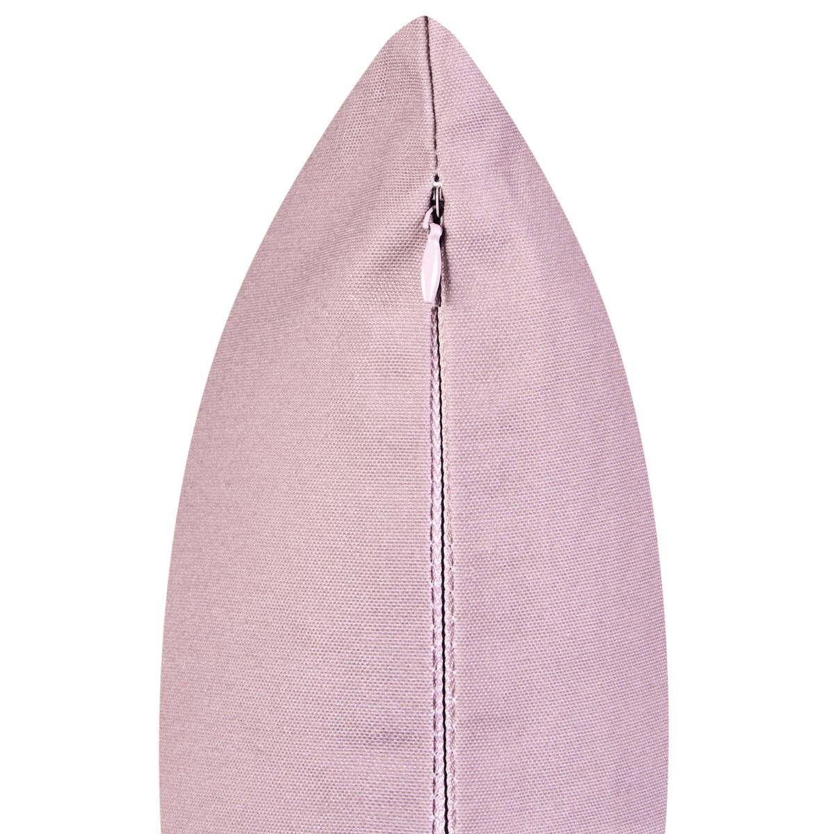 GARTENKISSEN 3er-Set Bunt 45/45 cm Sammit - Pink/Beige, Textil (45/10/45cm) - Beliani