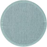 TEPPICH Outdoor DAFNE in Blau, einfarbig, Ø 120 cm - Blau, Textil (120/120cm) - KADIMA DESIGN
