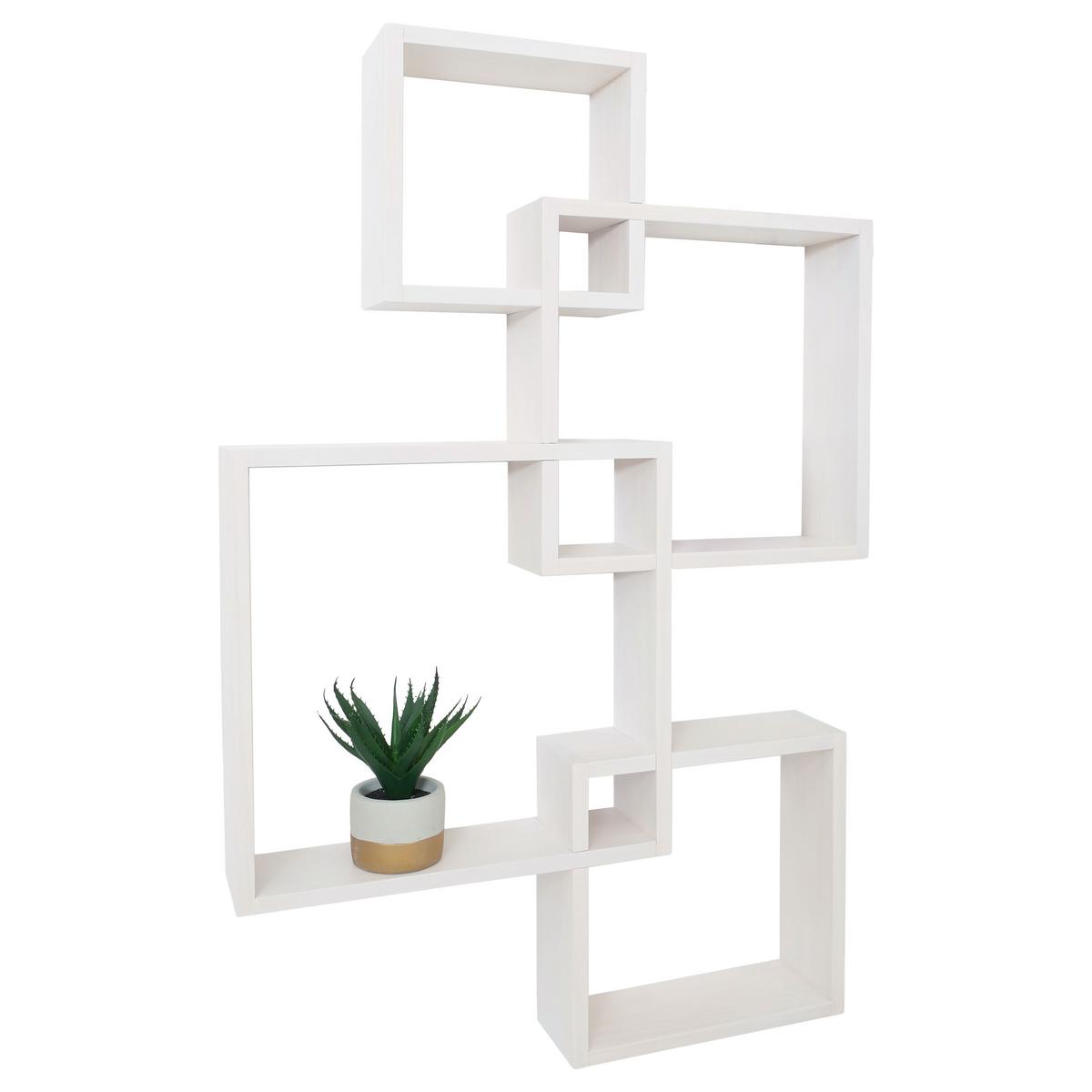 WANDREGAL Weiß - Weiß, Holz (59/91/10cm) - MCW