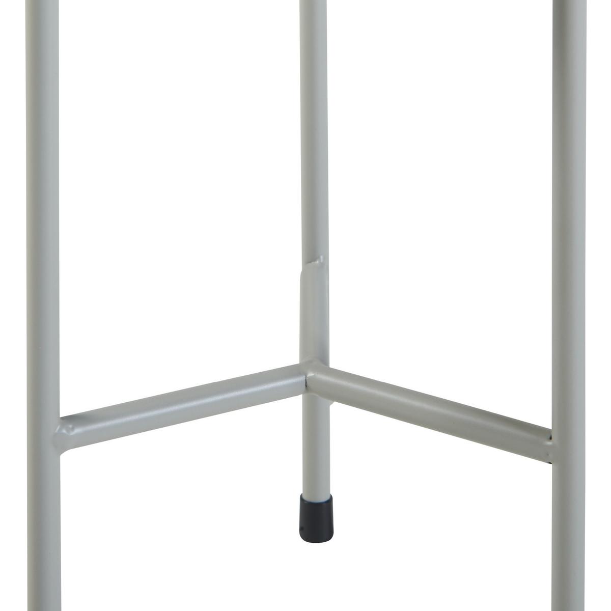 BLUMENSTÄNDER Asten - Hellgrau, Metall (16/16/40.5cm) - [en.casa]