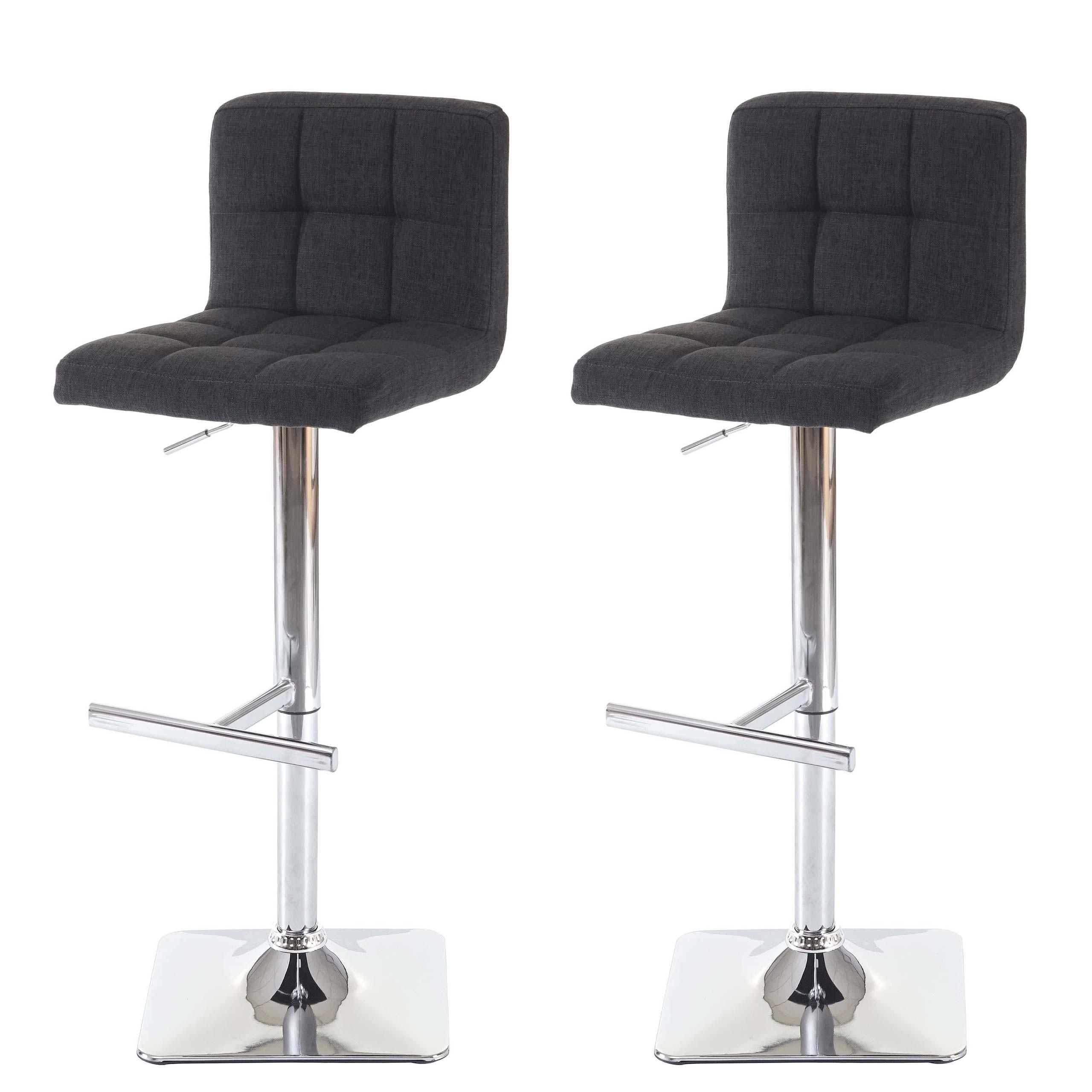 BARHOCKER Anthrazit 2er-Set - Anthrazit, Textil (40/110/43cm) - MCW