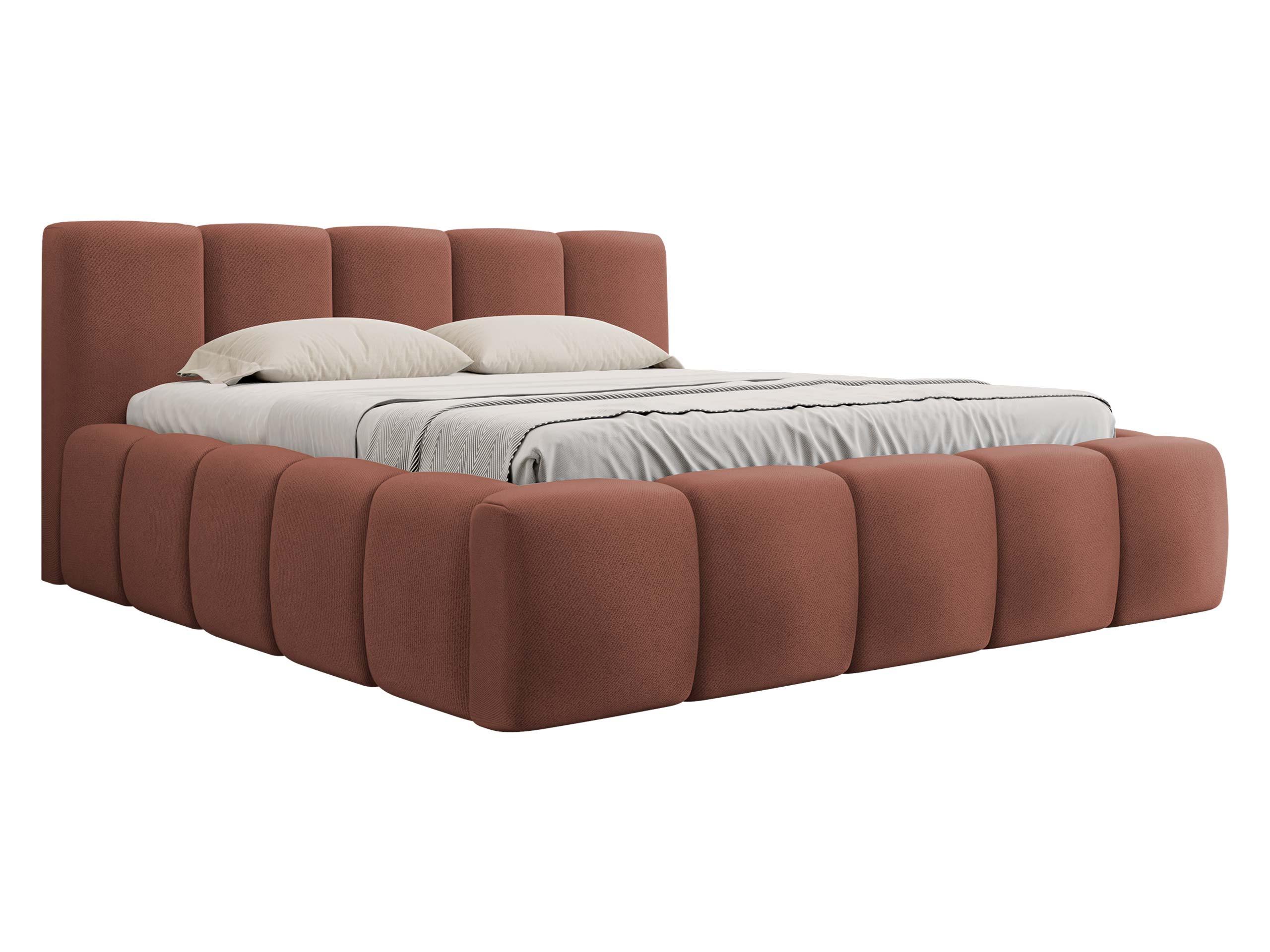 POLSTERBETT Kevson - Rosa, Holzwerkstoff/Textil (180/200cm) - MIRJAN24