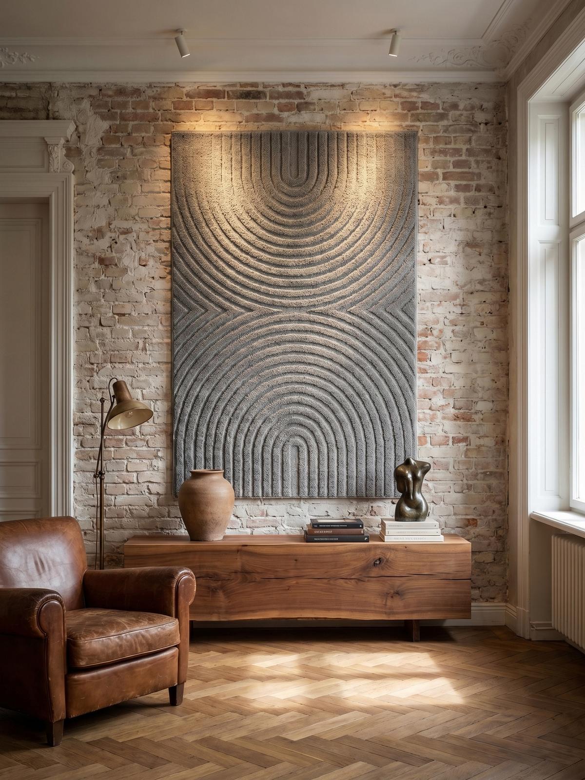 TEPPICH Hochflor RIGI in Silber, mit organischen Bögen in 3D, 80 x 250 cm - Silberfarben, Textil (80/250cm) - KADIMA DESIGN