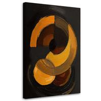 LEINWANDBILD Abstraktion 40x60cm - Schwarz, Textil (40/60cm) - Feeby