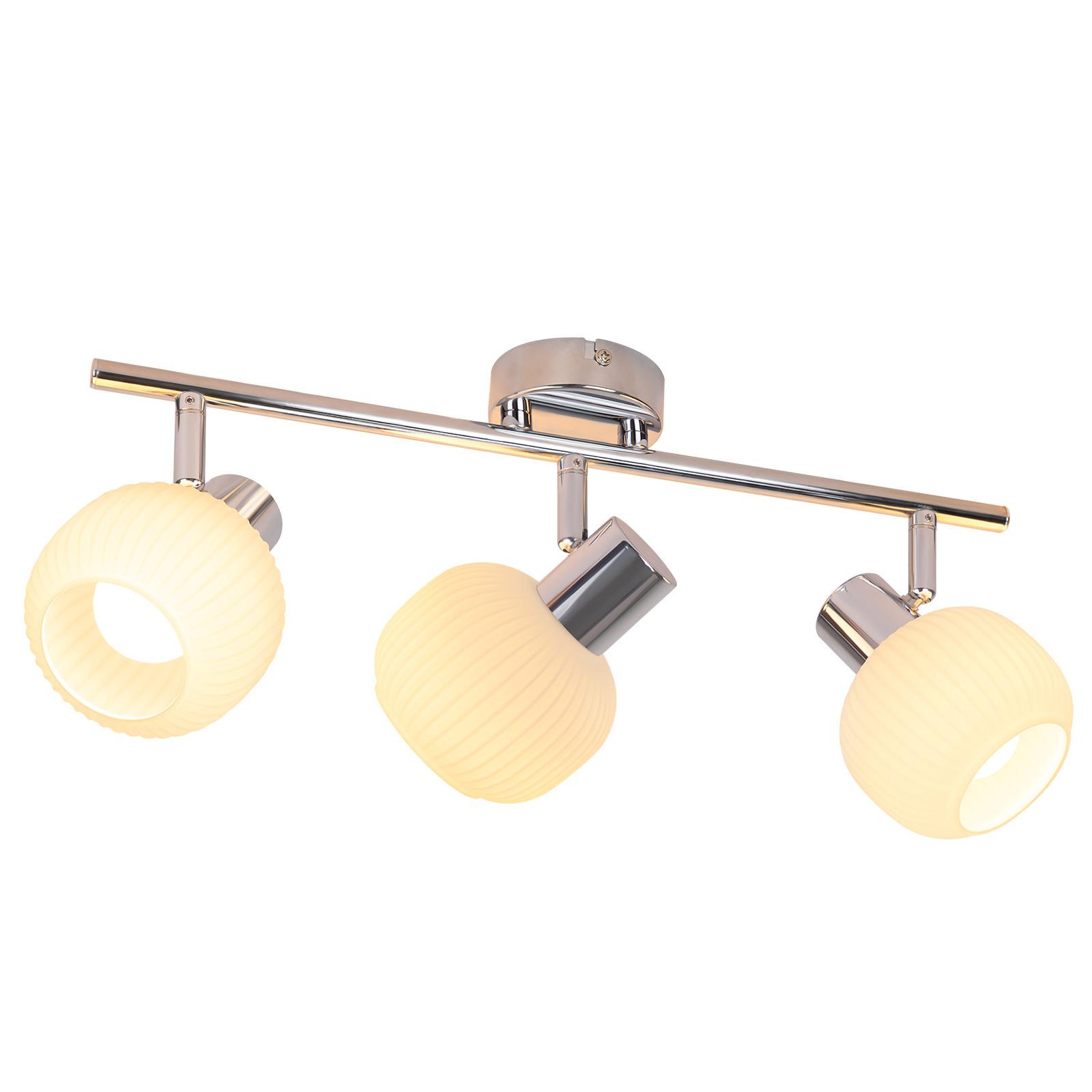 DECKENSTRAHLER Fearon 3-flammig 42.5/10/16.5 cm - Weiß, Metall (42.5/10/16.5cm) - Nettlife
