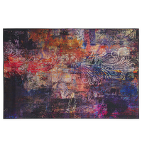 KURZFLOR-TEPPICH Mardin 200/140 cm - Multicolor, Kunststoff (140/200cm) - Beliani