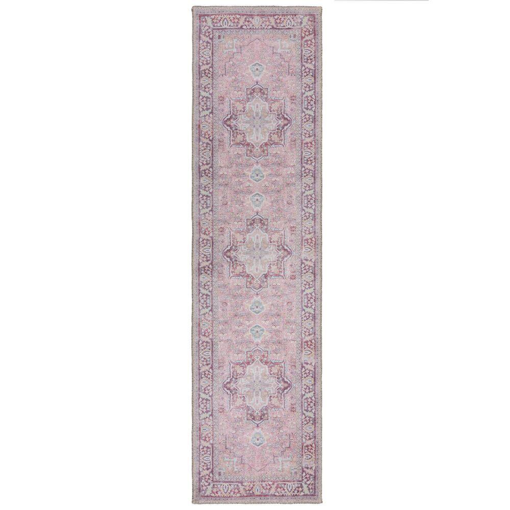 TEPPICH Waschbar HALD, klassisch im Vintage-Stil, Rosa, 60 x 230 cm - Rosa, Textil (60/230cm) - KADIMA DESIGN