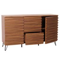SIDEBOARD Walnuss Dekor - Walnussfarben, Holzwerkstoff (142/85/44cm) - MCW