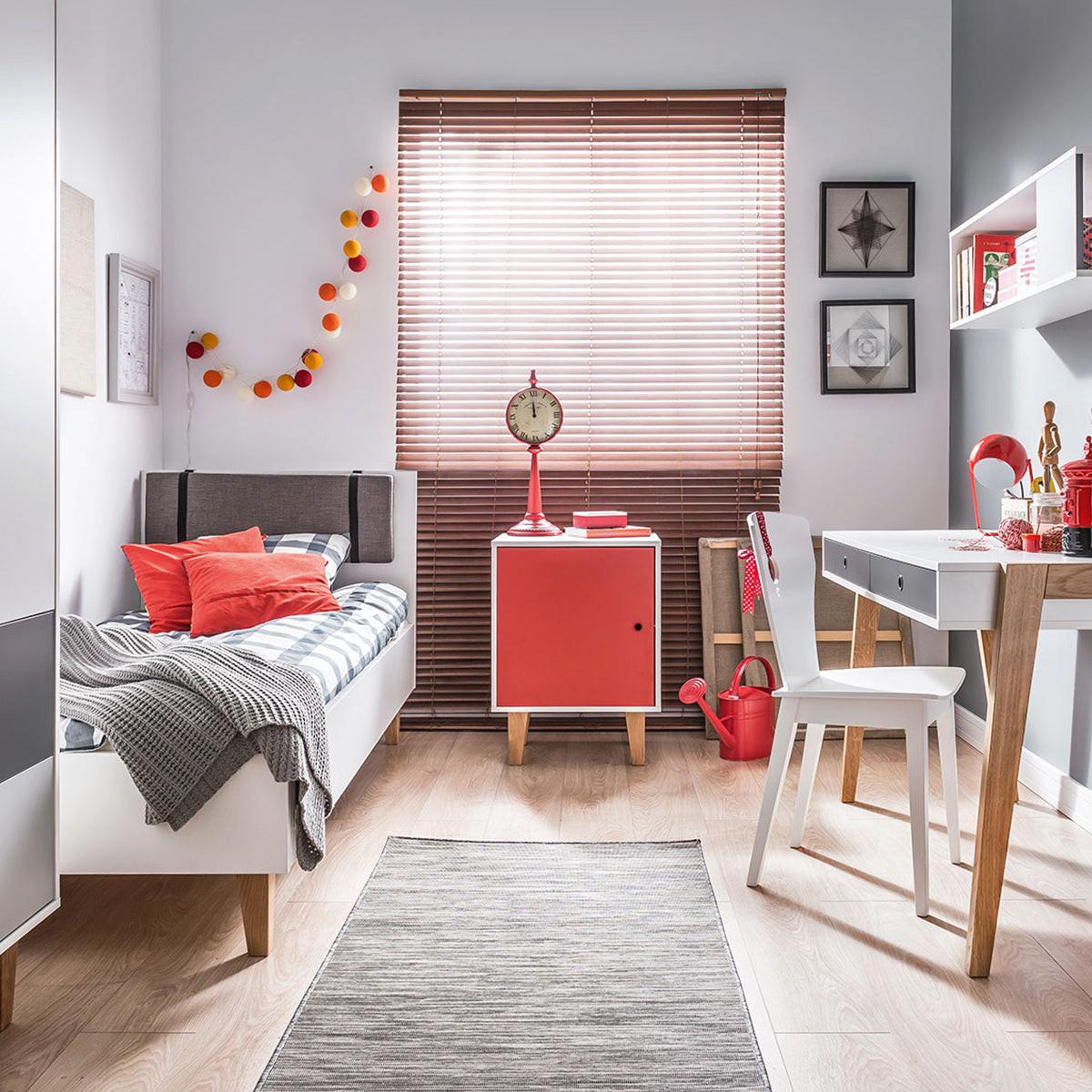 KINDERBETT 90/200 Grau - Grau, Holzwerkstoff (90/200cm) - Petits-meubles