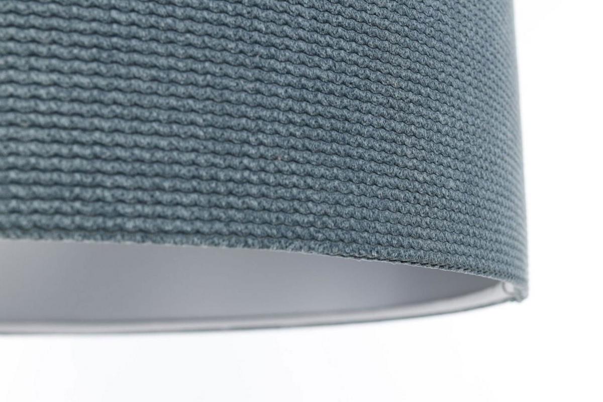 HÄNGELEUCHTE Blau 40/20 cm - Blau/Silberfarben, Kunststoff (40/0.4/20cm) - ONZENO