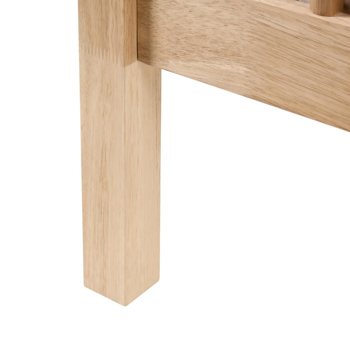 HIMMELBETT 160/200 cm Hellbraun Harfleur - Hellbraun, Holz (160/200cm) - Beliani
