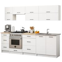 KÜCHENLEERBLOCK Weiß 203/240/46 - Weiß, Holzwerkstoff (240/203/46cm) - RAUMHIRSCH FURNITURE