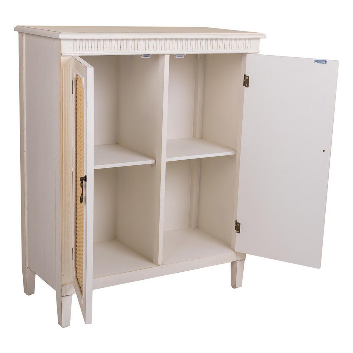SIDEBOARD aus Holz 78x36x95 cm - Weiß, Holz (78/95/36cm) - Wanderlust