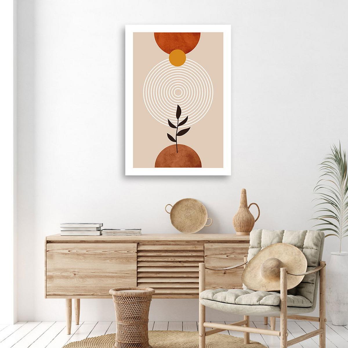 KUNSTDRUCK Beige 80/120 cm - Beige, Textil (80/120cm) - KUNSTLOFT