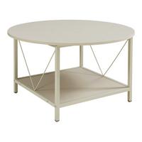 COUCHTISCH Filem 80/46 cm - Sandfarben, Holzwerkstoff/Metall (80/80/46cm) - [en.casa]