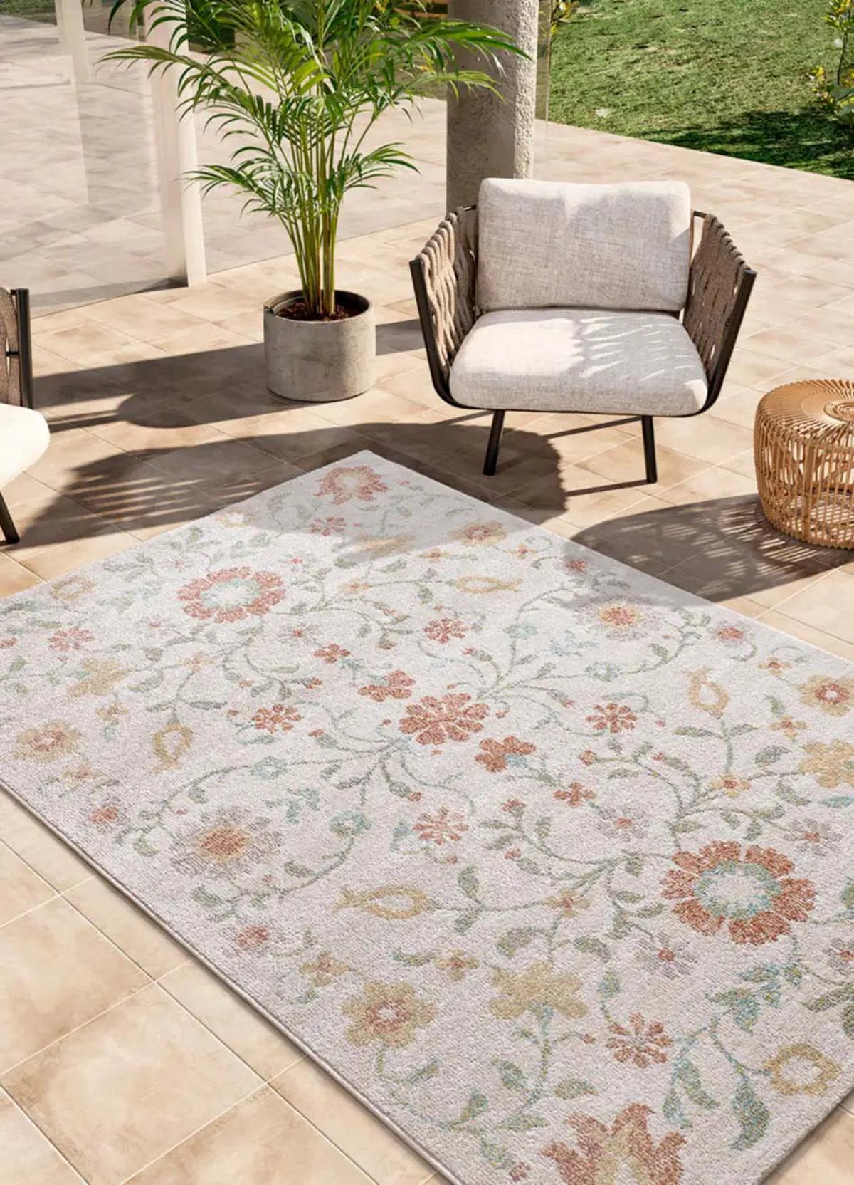 OUTDOORTEPPICH Beige / Mehrfarbig Samara 200/290 cm - Beige/Multicolor, Textil (200/290cm) - Atticgo