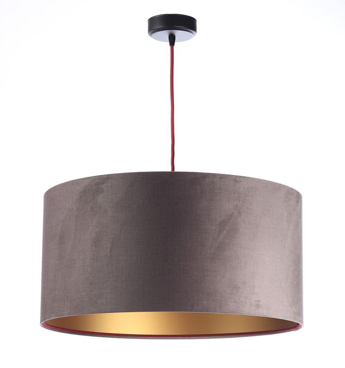 HÄNGELEUCHTE Gold 40/20 cm - Goldfarben/Braun, Kunststoff (40/0.4/20cm) - ONZENO