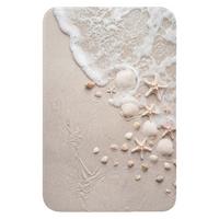 WC-VORLEGER Muscheln - Seesterne - Strand WC Teppich 40x60 cm - Sandfarben, Textil (40/1cm) - OnlyWow