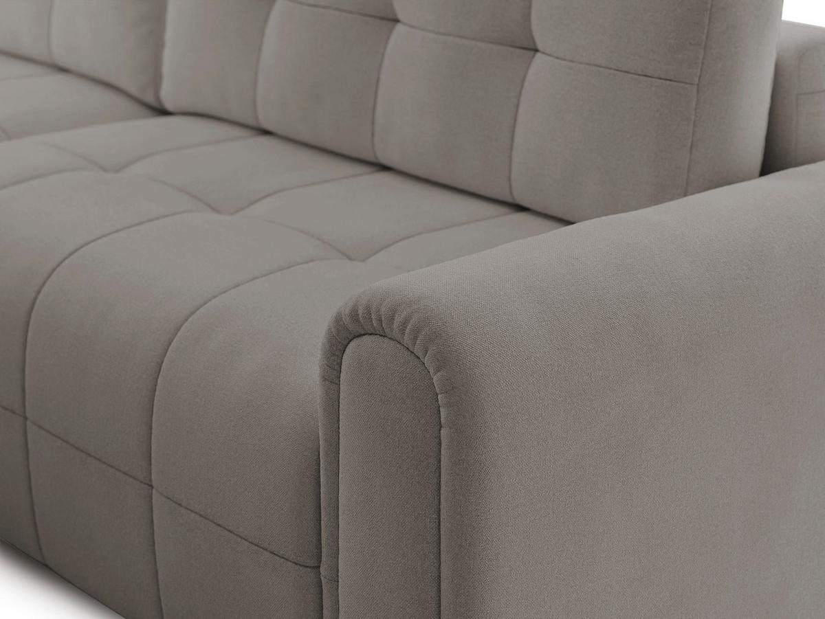 ECKSOFA Simolla Greige links - Taupe/Schwarz, Kunststoff/Textil (268/180cm) - Selsey