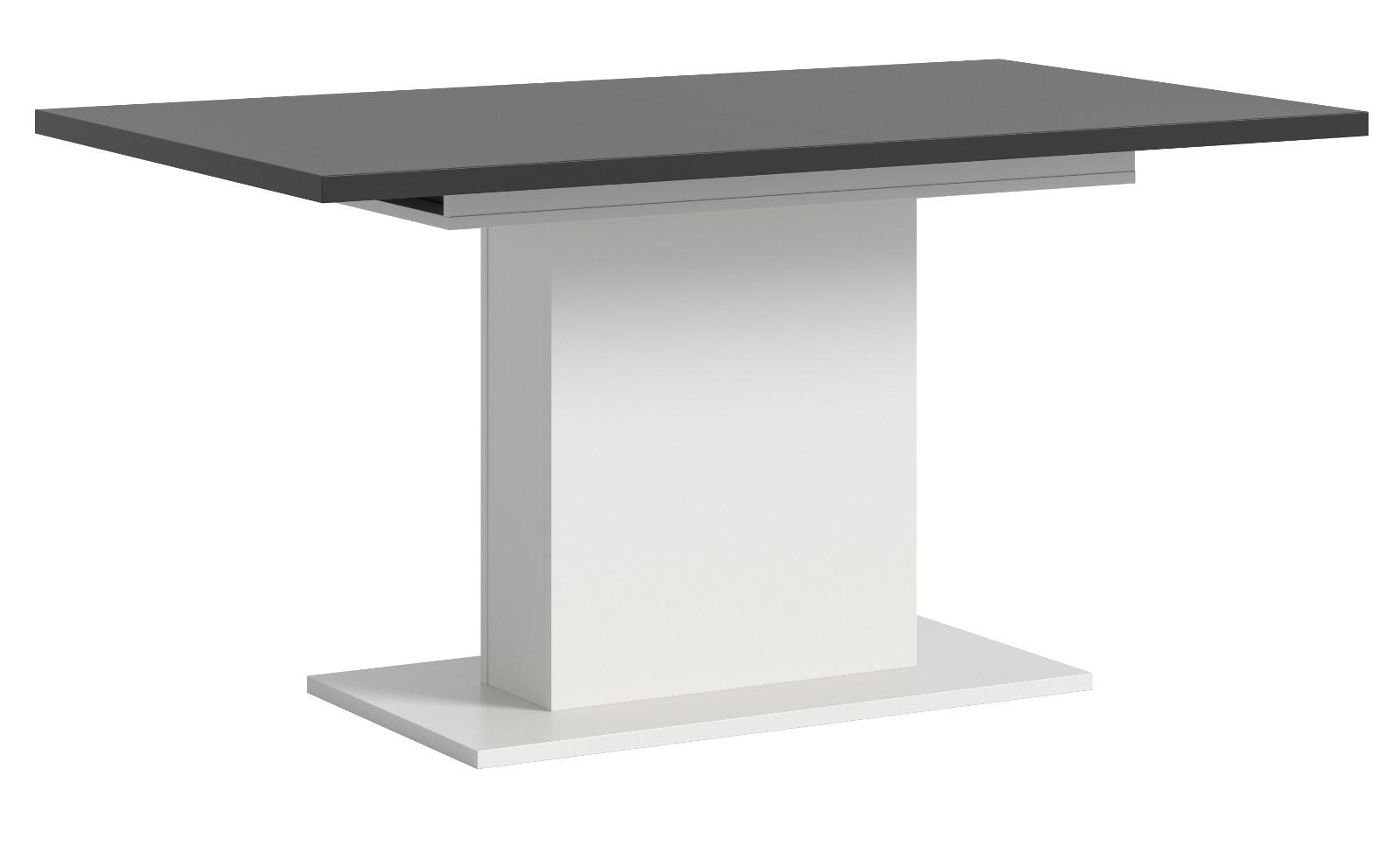 ESSTISCH weiß, grau, Küchentisch ausziehbar 150 - 190 cm - Weiß/Grau, Holzwerkstoff/Metall (150/90/76cm) - Inn.Furn