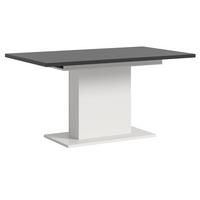 ESSTISCH weiß, grau, Küchentisch ausziehbar 150 - 190 cm - Weiß/Grau, Holzwerkstoff/Metall (150/90/76cm) - Inn.Furn