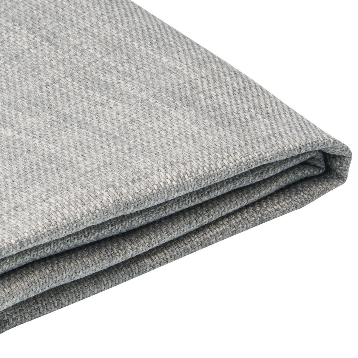 POLSTERBETT 140/200cm Hellgrau Fitou - Hellgrau, Textil (140/200cm) - Beliani
