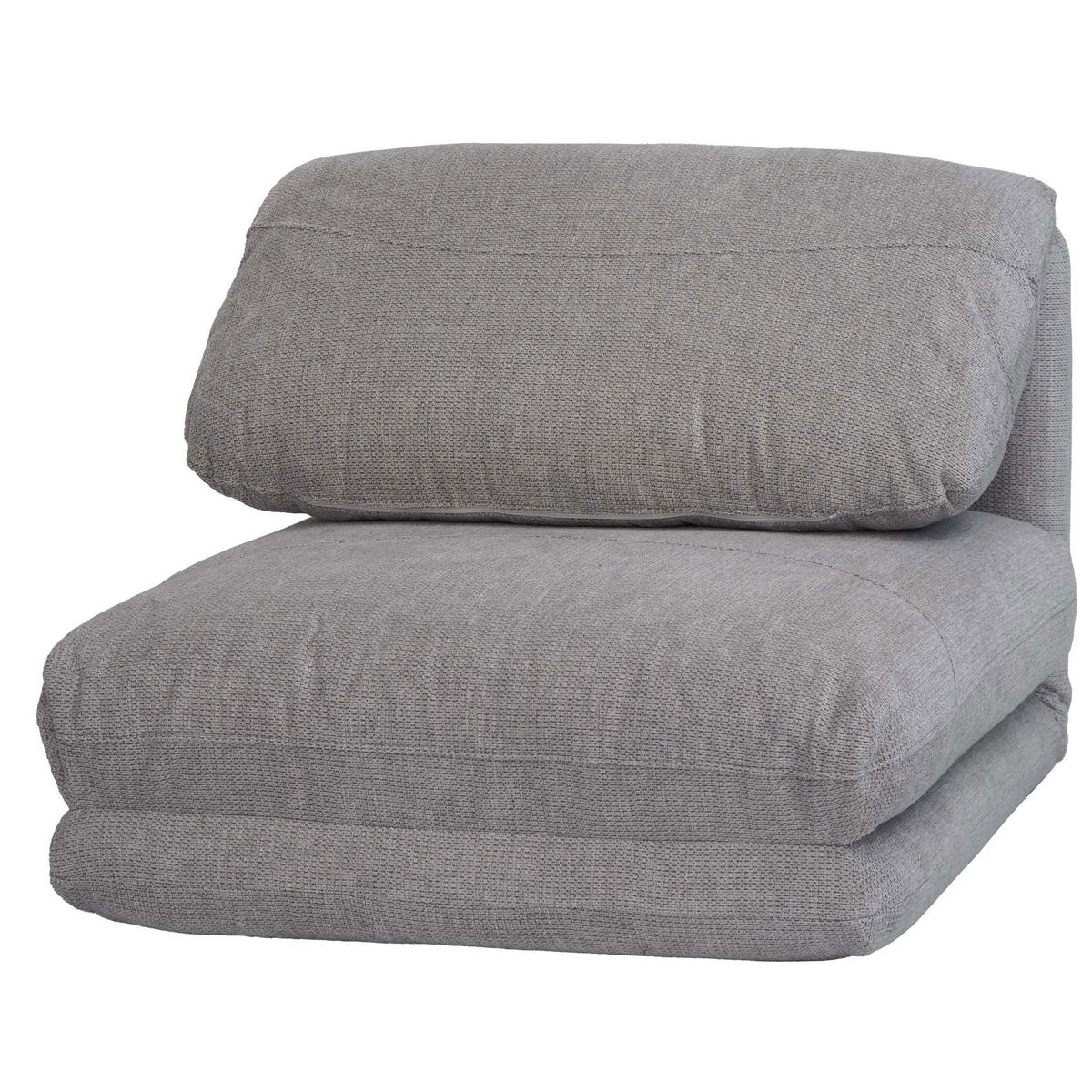 SCHLAFSESSEL Hellgrau - Hellgrau, Textil (75/60/75cm) - MCW