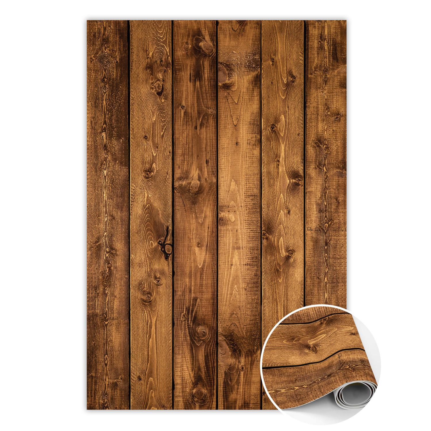 VINYL TEPPICH 120x180 cm Vertikale Bretter - Braun, Kunststoff (120/180cm) - TULUP