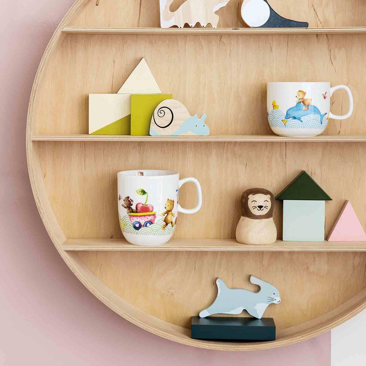 FRÜHSTÜCKSSET Happy as a Bear bunt 2-tlg. - Multicolor, Keramik (2/2/2cm) - Villeroy & Boch