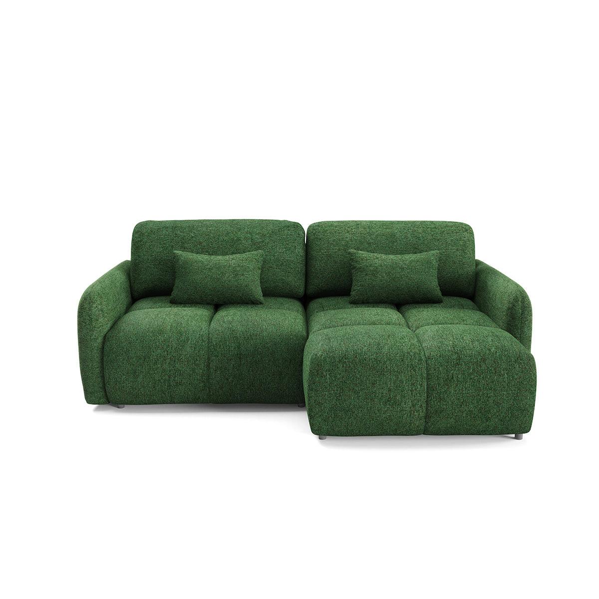ECKSOFA Grün - Grün, Holz (240/165cm) - Petits-meubles