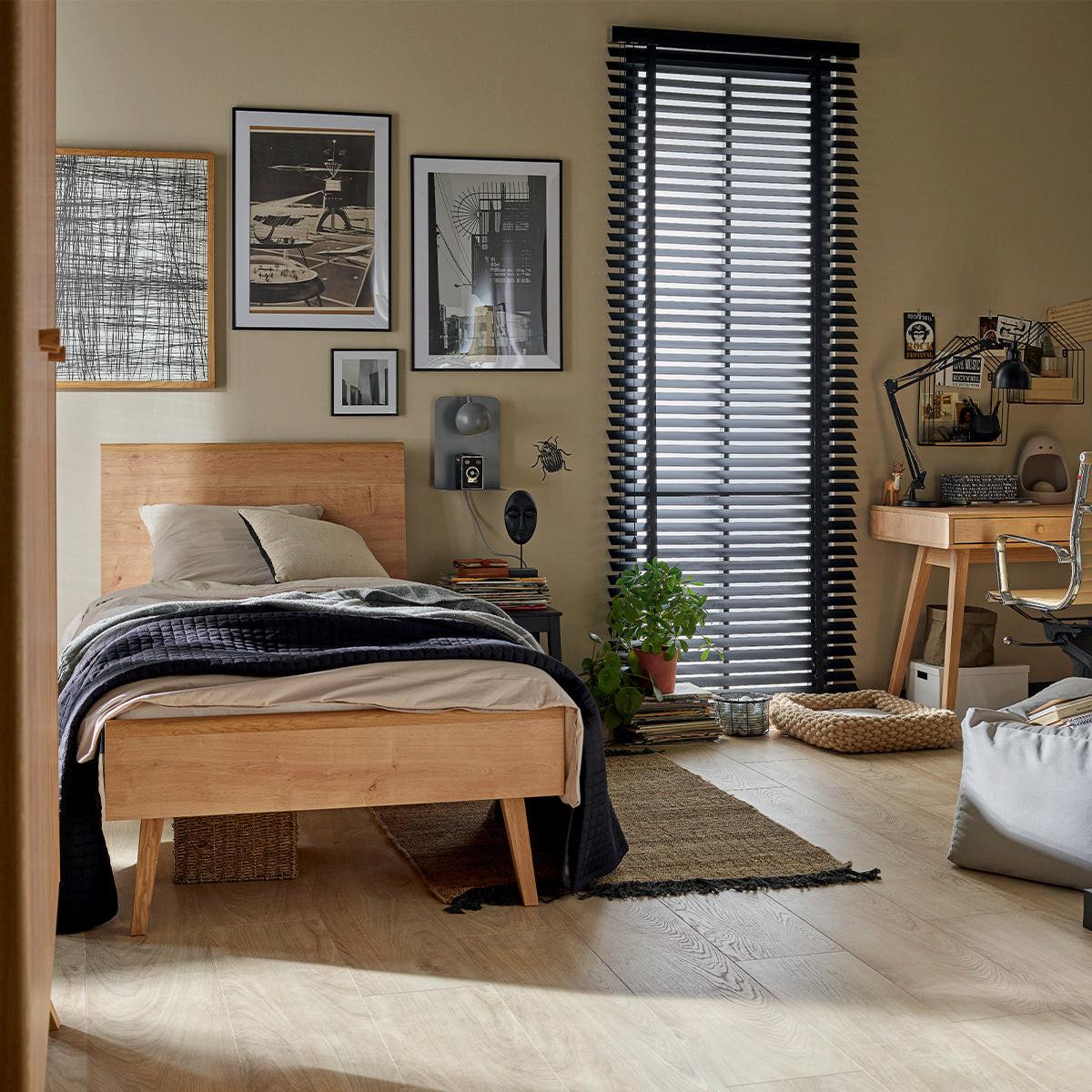 BETT 90/200 Holz - Braun, Holzwerkstoff (90/200cm) - Petits-meubles