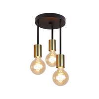 DECKENSTRAHLER Kirara 20.5/19/5.5cm - Goldfarben, Metall (20.5/19/5.5cm) - ZMH