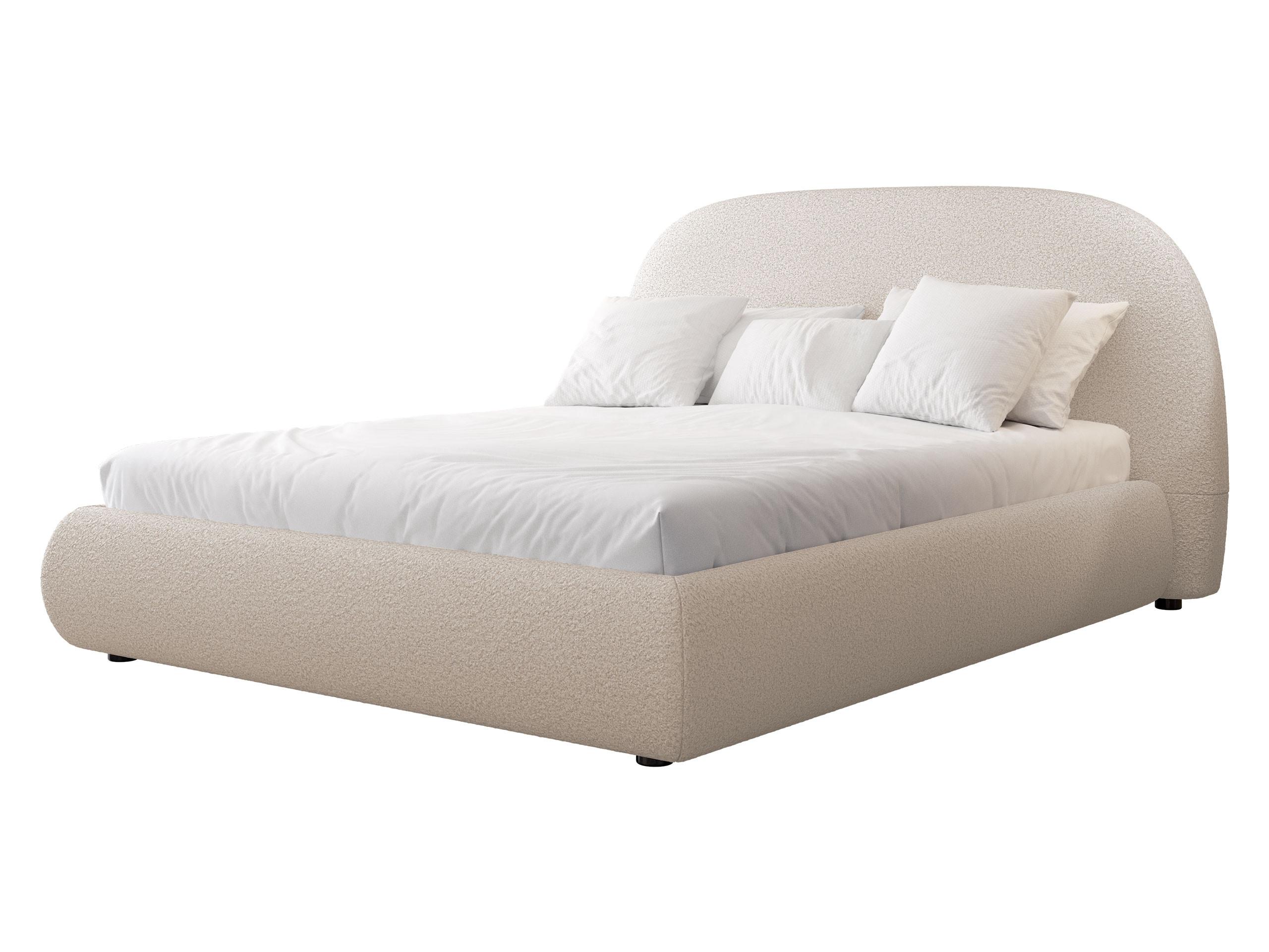 POLSTERBETT Akrenis - Beige/Schwarz, Holzwerkstoff/Textil (160/200cm) - MIRJAN24