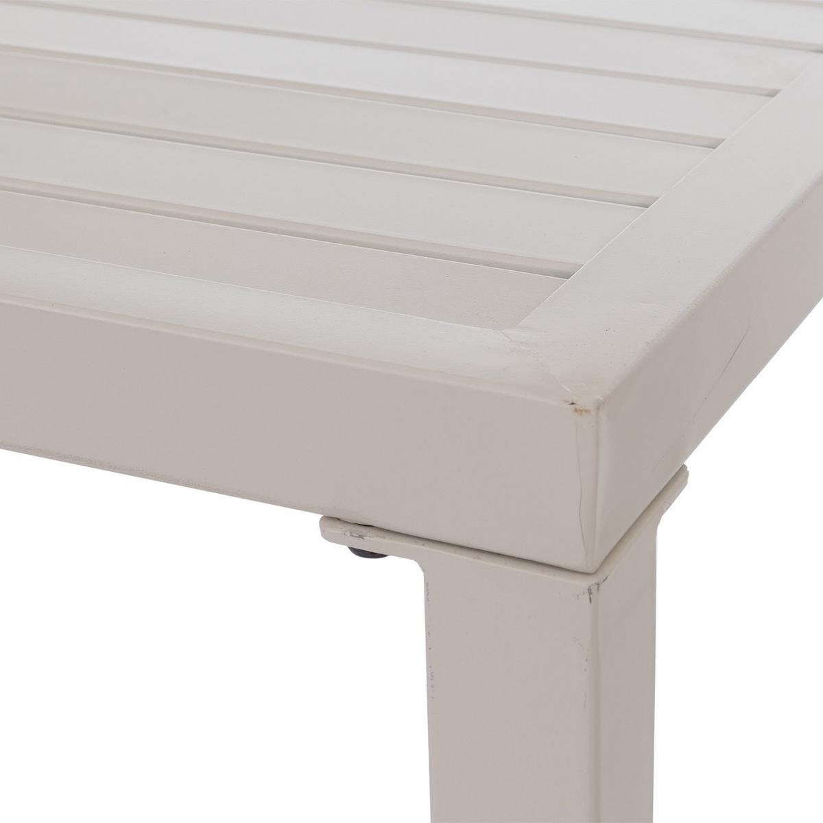 STEHTISCH eckig Beige - Beige, Metall (65/130/105cm) - MCW