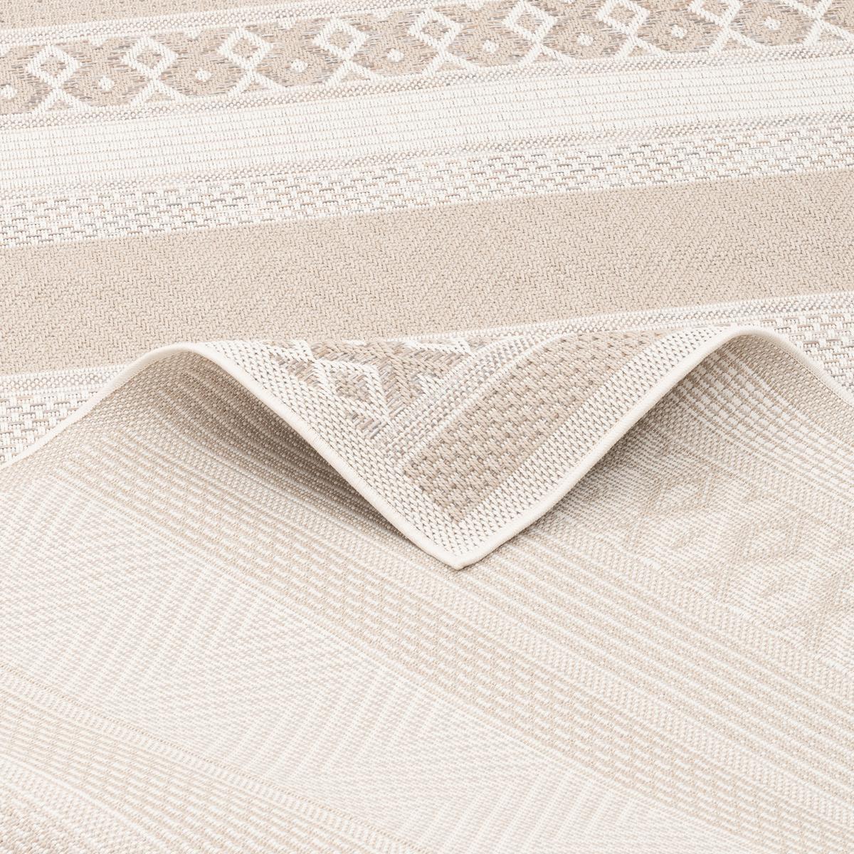 IN & OUTDOOR TEPPICH FLACHGEWEBE OTTAWA STRIPES - Beige, Textil (160/230cm) - Pergamon