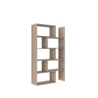 BÜCHERREGAL LORIS 125x33x188 cm, Regal Sonoma Eiche - Sonoma Eiche, Holzwerkstoff (125/188/33cm) - MASSENO