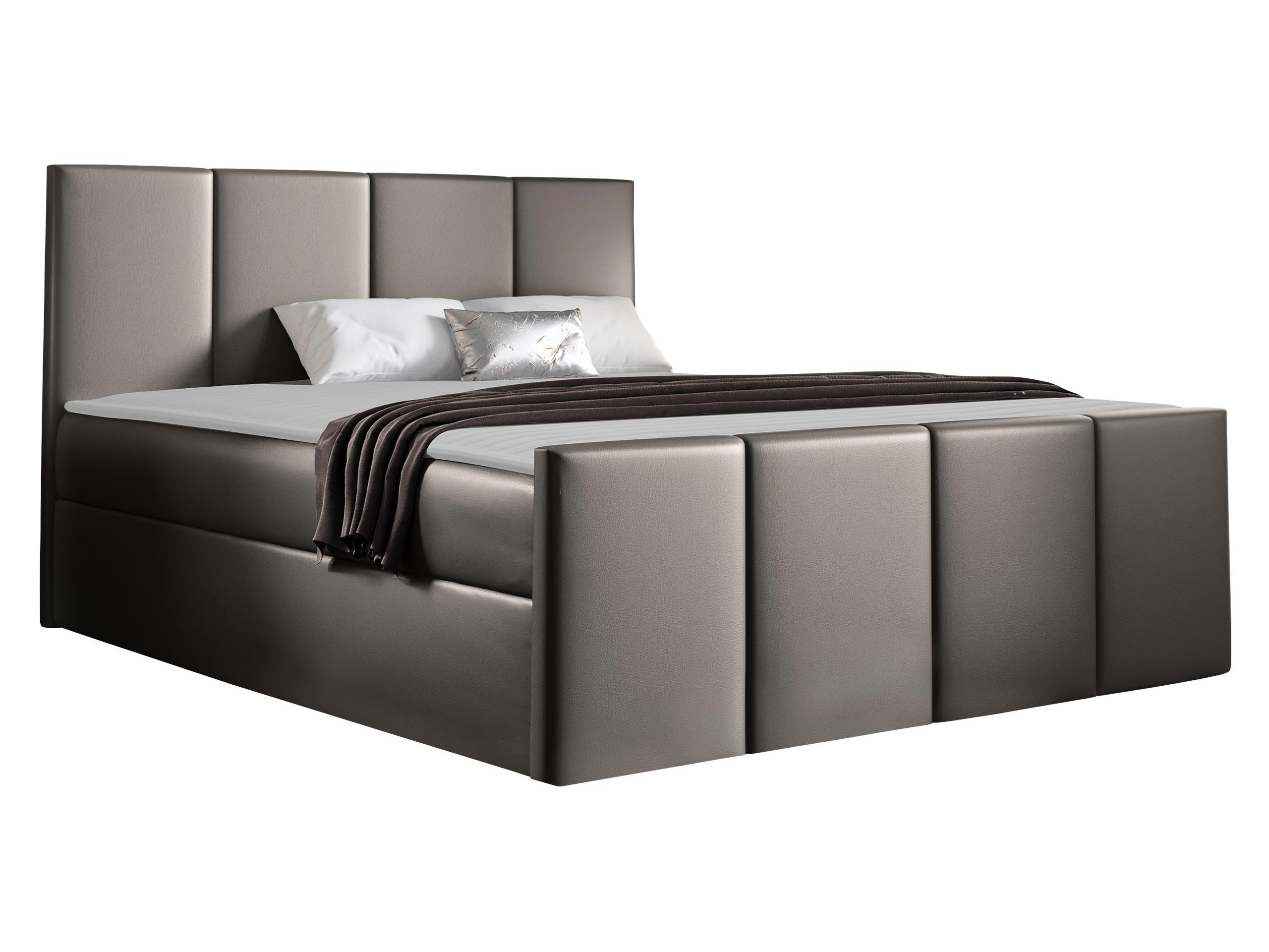 BOXBETT Lars - H3 - Grau, Holz (160/200cm) - MIRJAN24