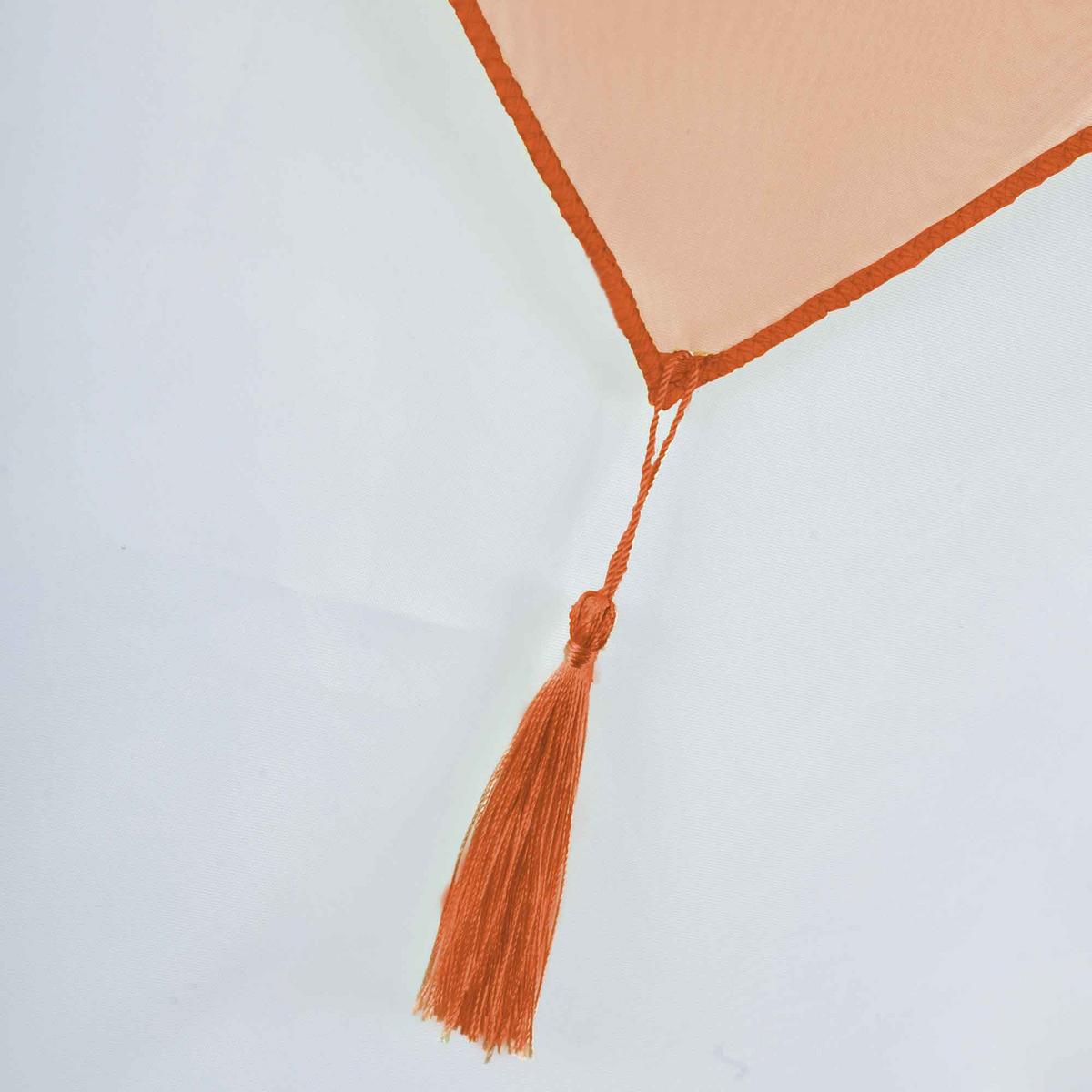 SCHEIBENGARDINE GERA 90x60 cm Terrakotta - Terracotta, Textil (60/90cm) - Gardinenbox
