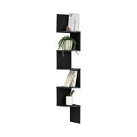 WANDREGAL Greiz - Schwarz, Holzwerkstoff (123/19.5/19.5cm) - [en.casa]