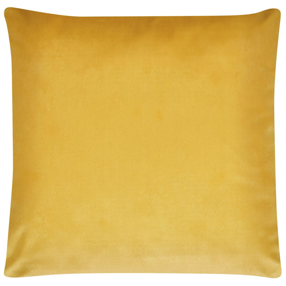 DEKOKISSEN 2er-Set Gelb 45/45 cm Pinus - Gelb, Textil (45/45cm) - Beliani