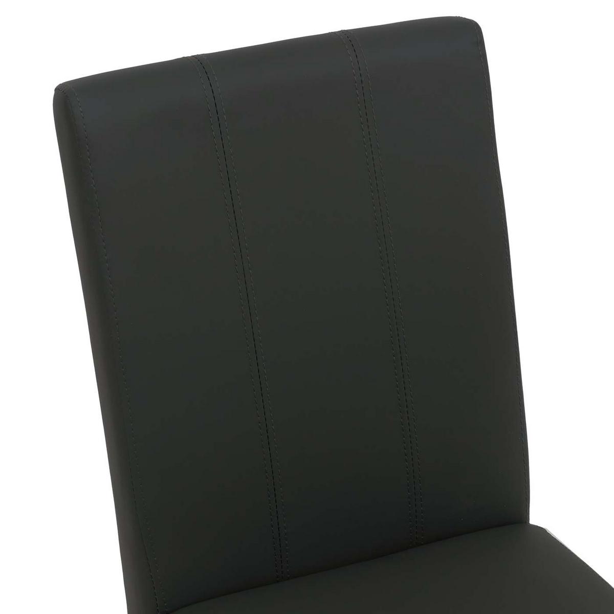 ESSZIMMERSTUHL O65D Dunkelgrau - Dunkelgrau/Grau, Textil (40/88/55cm) - MCW