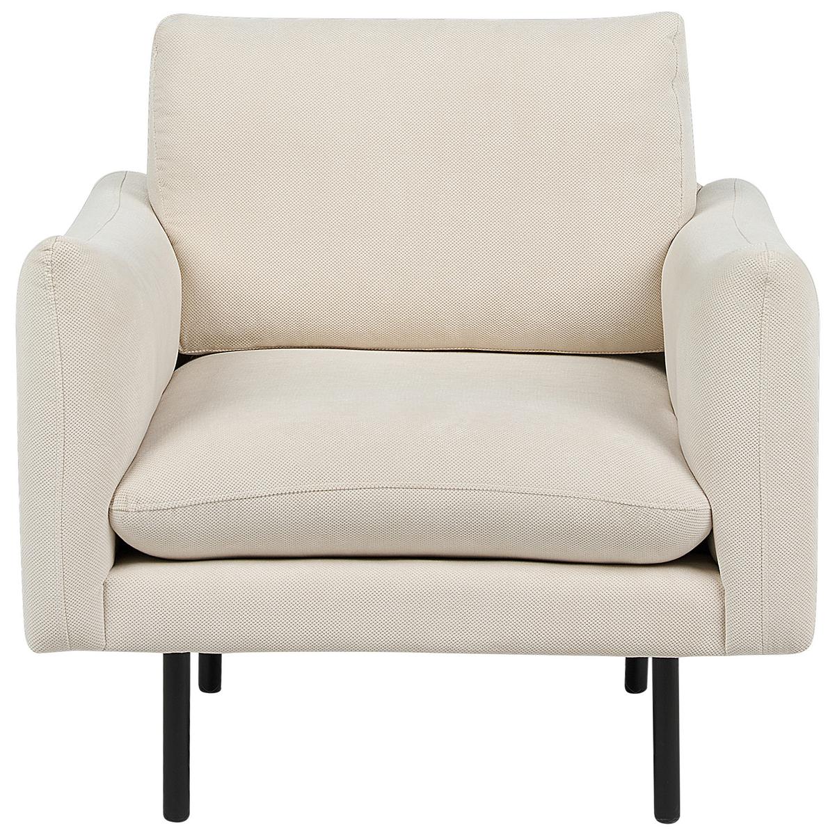 SESSEL Stoff Hellbeige Vinterbro - Beige, Textil (83/86/84cm) - Beliani