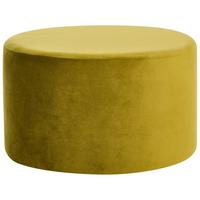 POUF Samtstoff Olivgrün Millen - Olivgrün/Grün, Textil (61/36/61cm) - Beliani