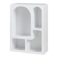 STANDREGAL Vågå - Weiß, Holzwerkstoff (60/80/24cm) - [en.casa]