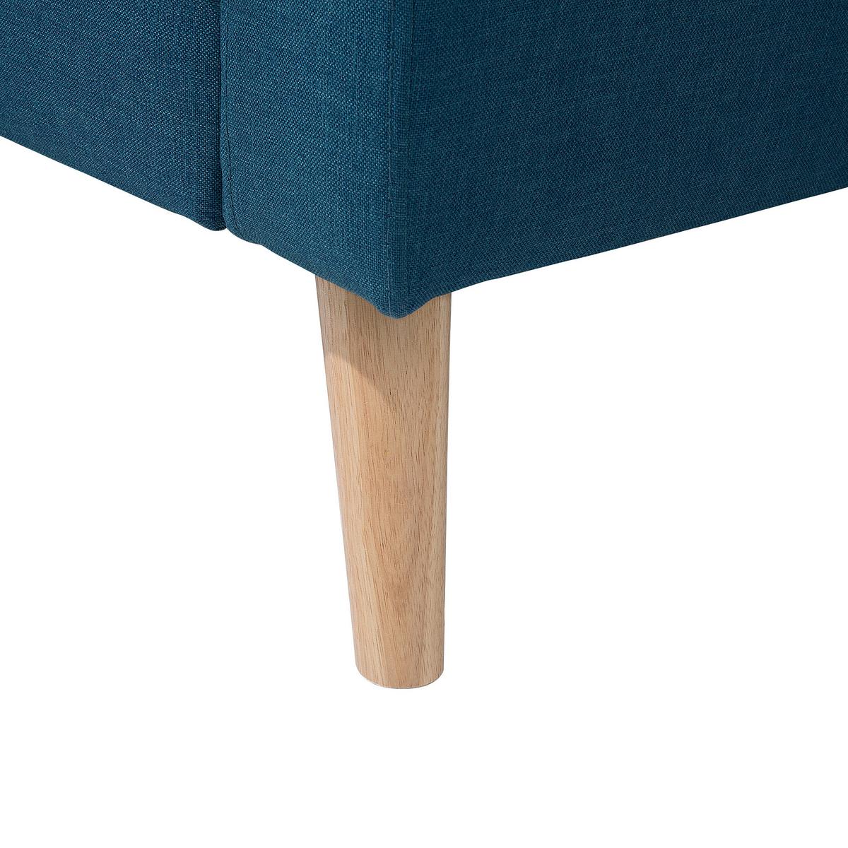 2-SITZER-SOFA Polyester Blau Kalmar - Hellblau, Textil (182/88/74cm) - Beliani